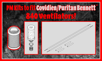 New Line of Parts to fit Covidien/Puritan Bennett™ 840 Ventilators!