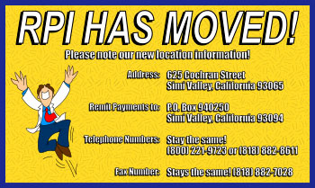 RPI Has Moved ... to Our New Location!