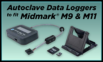 New Autoclave Data Loggers to fit Midmark®•Ritter® UltraClave® M9 & M11 Sterilizers!